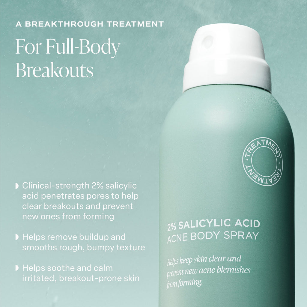 2% Salicylic Acid  Acne Body Spray