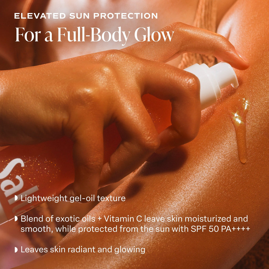 Salt Water Vanilla - Sunscreen Body Oil